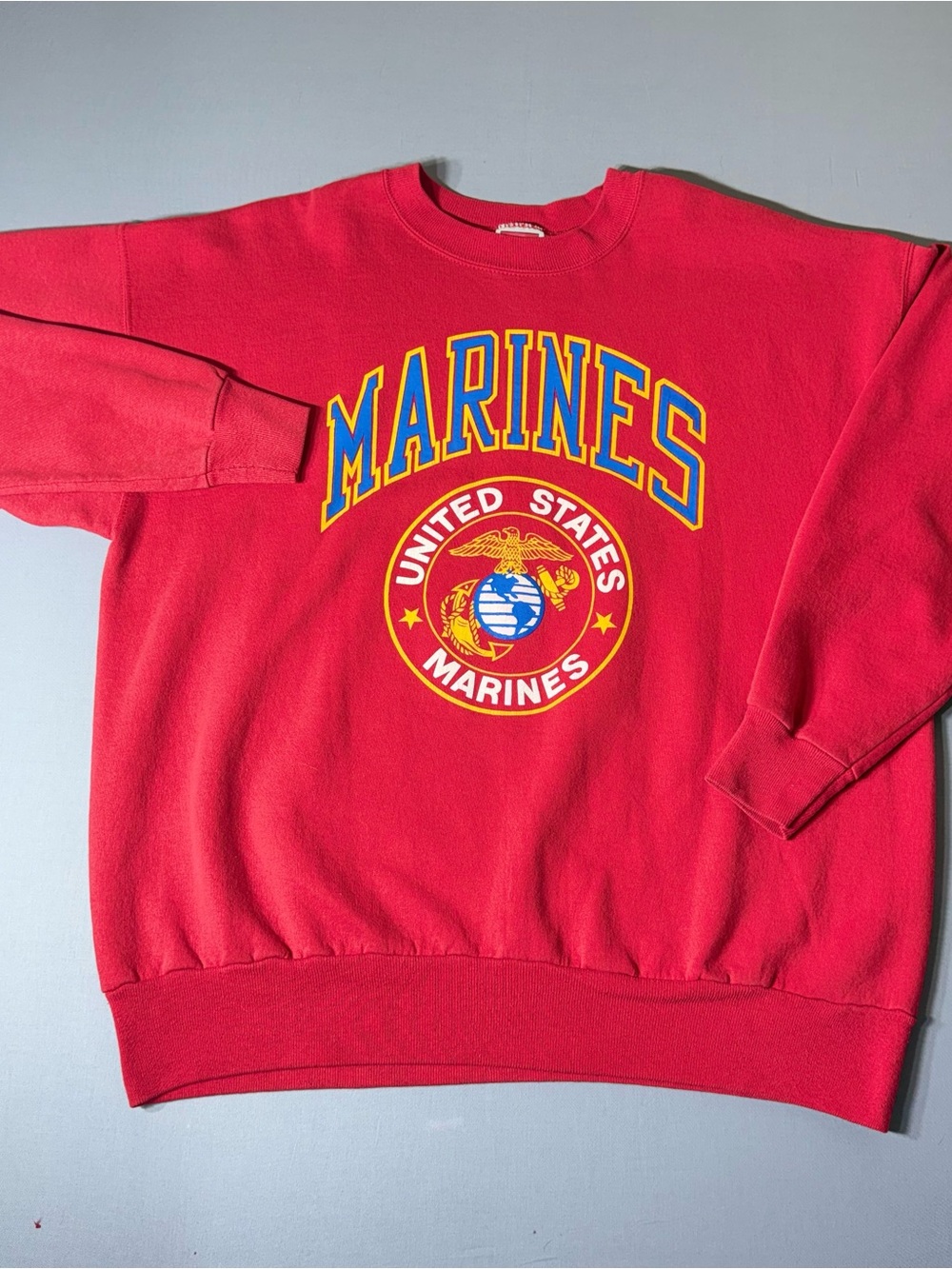 Vintage hands USMC crewneck sweatshirt, red XL